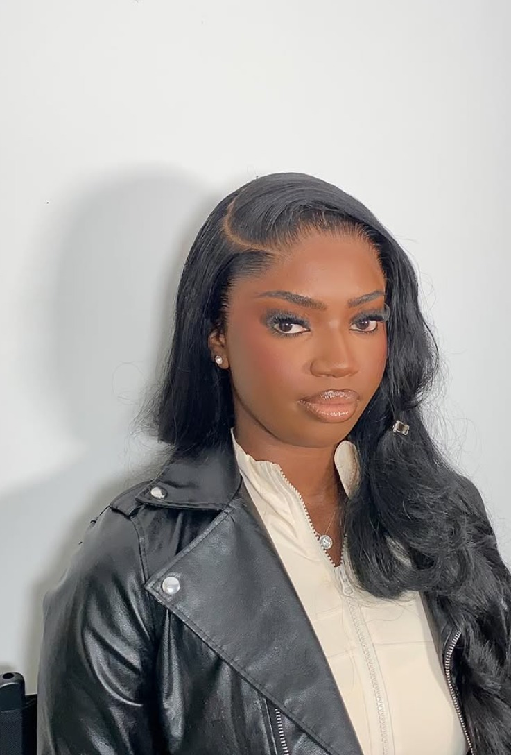 Full glam look with defined smoky eye and sculpted skin by Hillary Ababio MUA